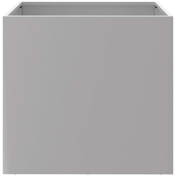 Odlingslåda silver 42x40x39 cm galvaniserat stål