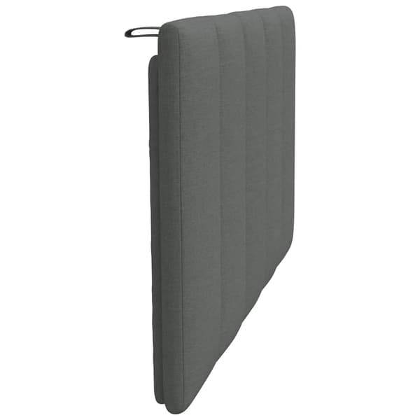 Headboard Cushion "Hanko" Dark Grey 90 cm Fabric