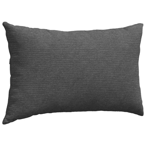 Sofakuddar 2 pcs Mörkgrå 50 x 30 cm Kordread tyg