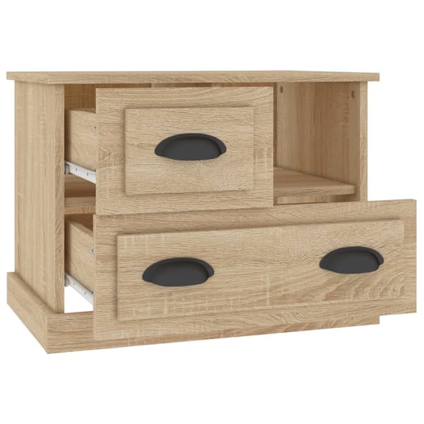 Sängbord sonoma-ek 60x39x45 cm