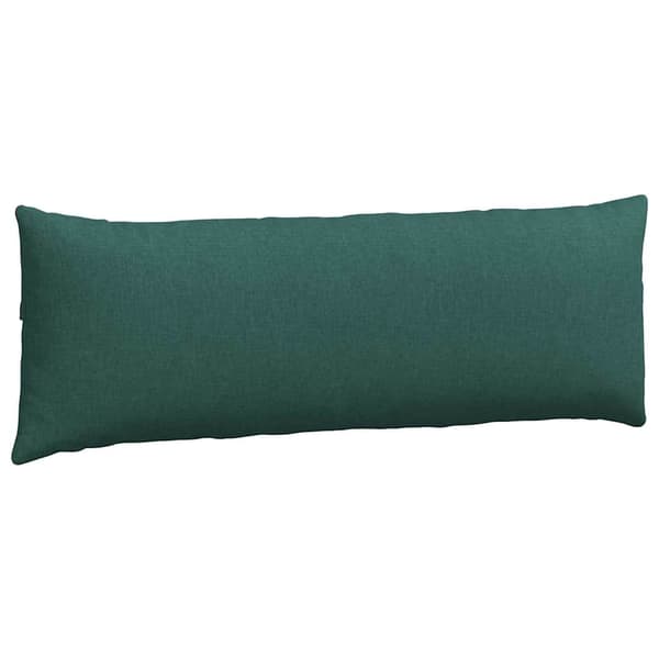 Sofakuddar 2 pcs Mörkgrön 120 x 40 cm tyg