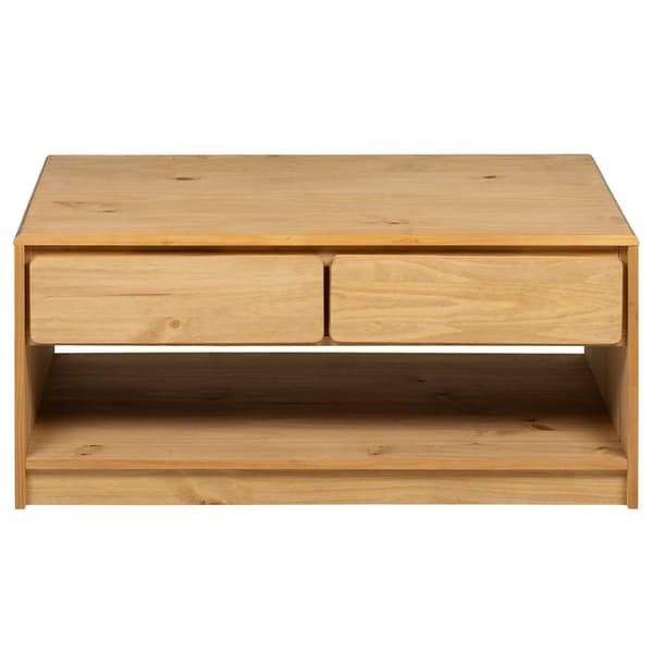 Soffbord SAUDA ek 99x55x45 cm massiv furu