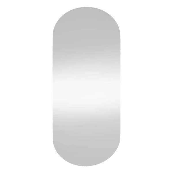 Väggspegel 45x100 cm glas oval