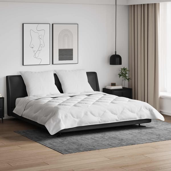 Sommar Duvet med kudde 3 pcs Vit Mikrofiber