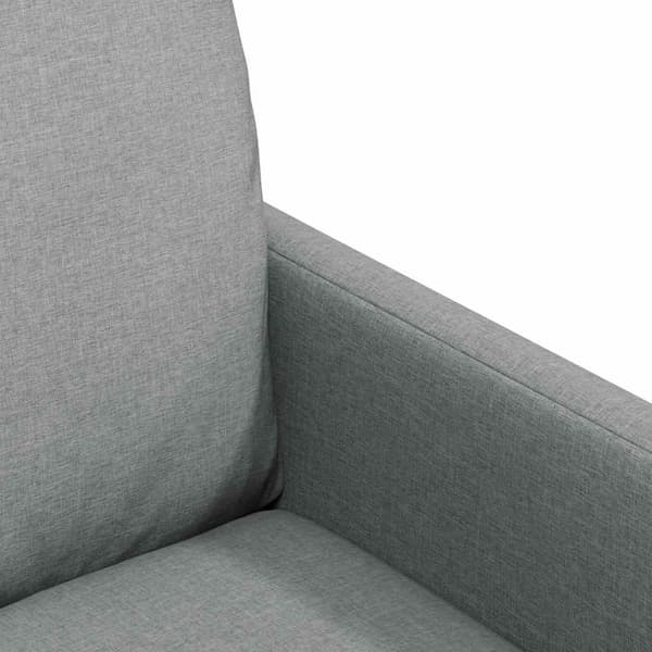 Matstolar 2 pcs Ljusgrå 57 x 67 x 98 cm tyg