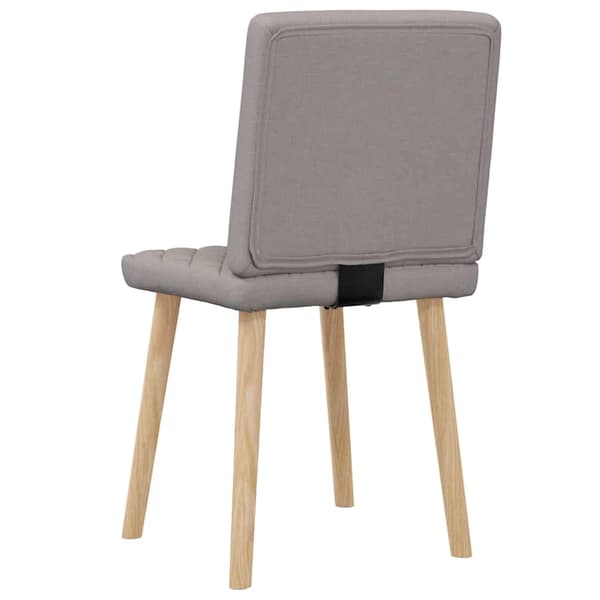 Matstolar 2 st taupe tyg