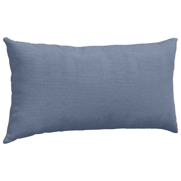 Sofakuddar 2 pcs Blå 80 x 40 cm Kordread tyg