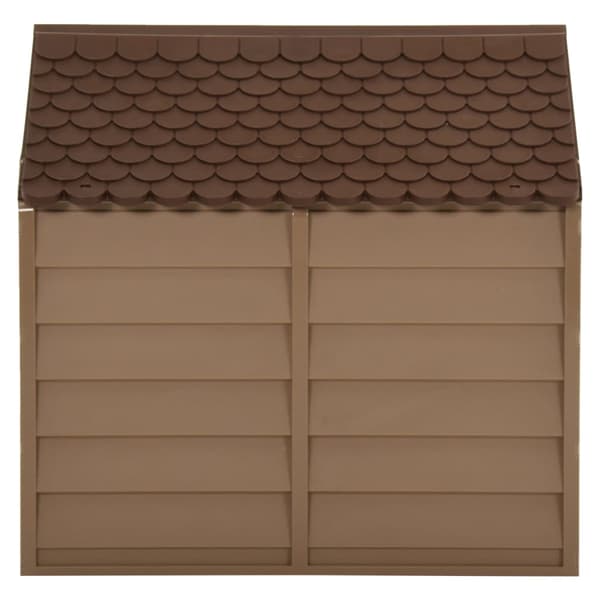 Hundkoja brun 71x71,5x68 cm PP