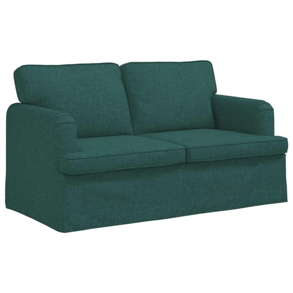 Soffa Mörkgrön 144 x 80 x 85 cm tyg