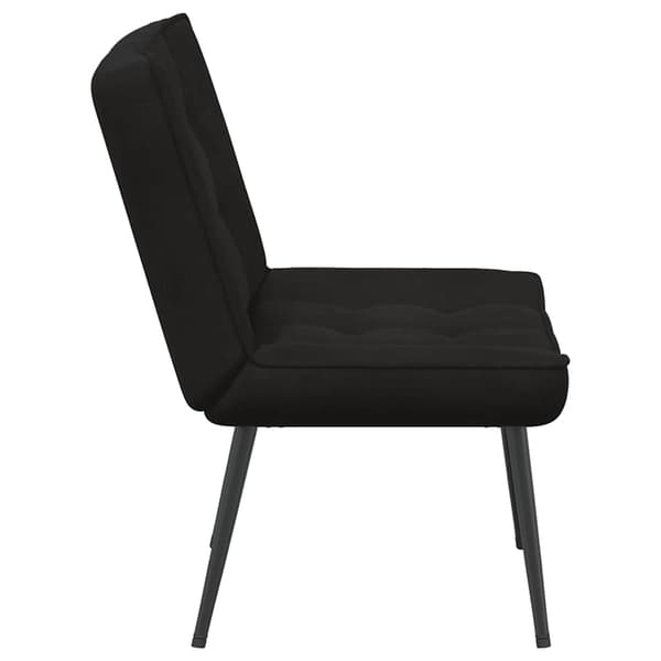 Vilstol svart 64x74x84 cm sammet