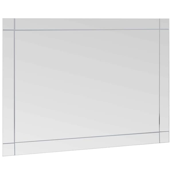 Väggspegel 60x50 cm glas