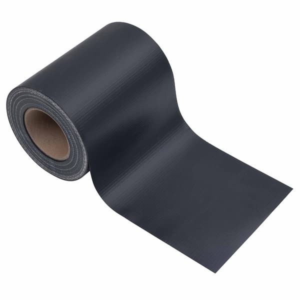 Trädgårdens integritetsskärmar 70 x 0,19 m PVC Mörkgrå