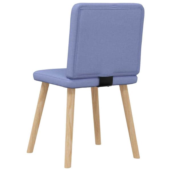 Matstolar 4 st Jeans blått tyg