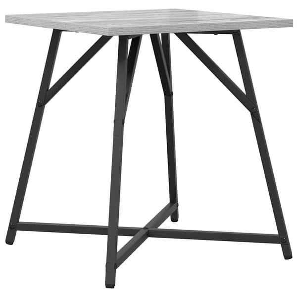 Sidobordsset 2 pcs Grå Sonoma och Svart