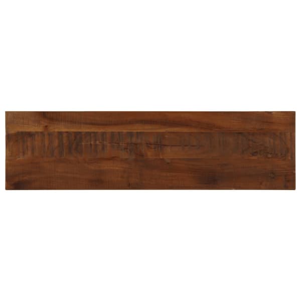 Bordsskiva 110x30x3,8 cm rektangulär massivt återvunnet trä