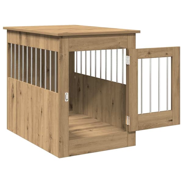Hundbur artisan ek 55x80x68 cm konstruerat trä