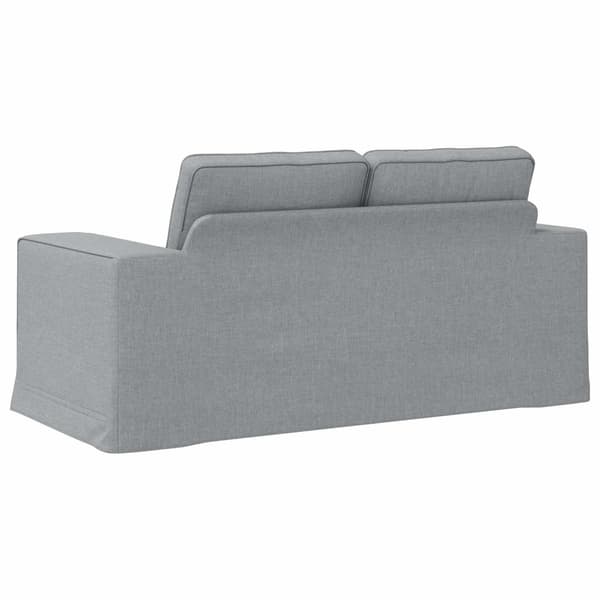 Soffa Ljusgrå 162 x 80 x 82 cm tyg