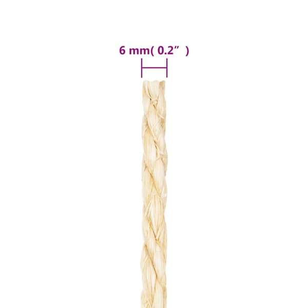 Rep 100% sisal 6 mm 50 m