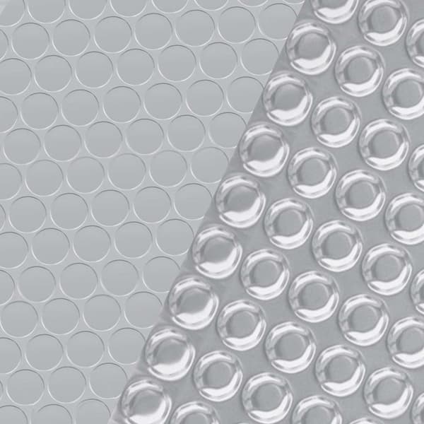 Poolskydd silver 549x274 cm PE