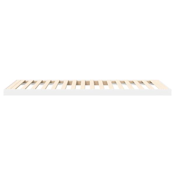 Sängram Vit 80 x 200 cm Konstruerat trä
