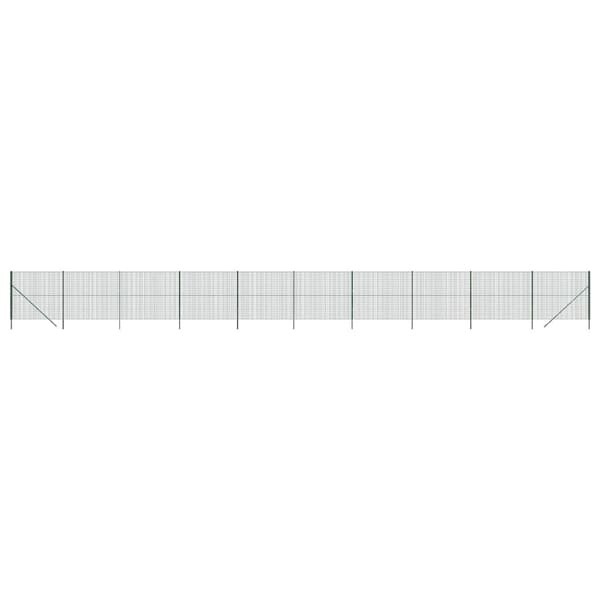 Stängsel grön 2,2x25 m galvaniserat stål