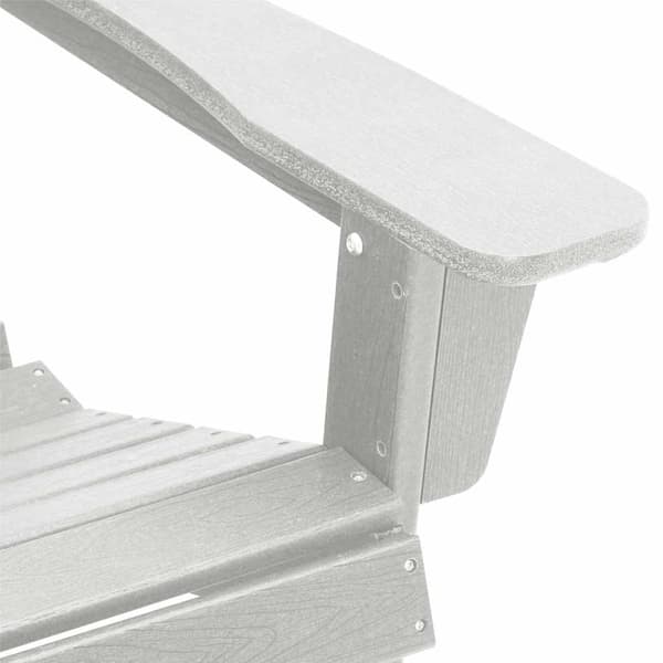 Trädgård Stol 3 pcs Vit polyeten