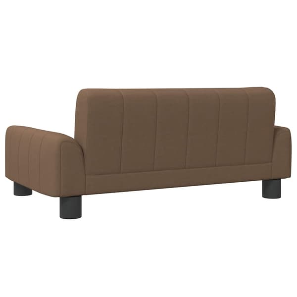 Barnsoffa brun 70x45x30 cm tyg