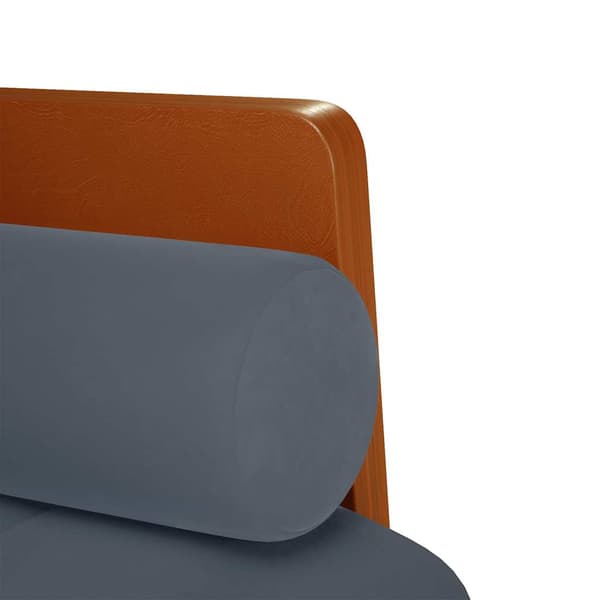 Loveseat soffa med dynor mörkgrå 110 cm sammet
