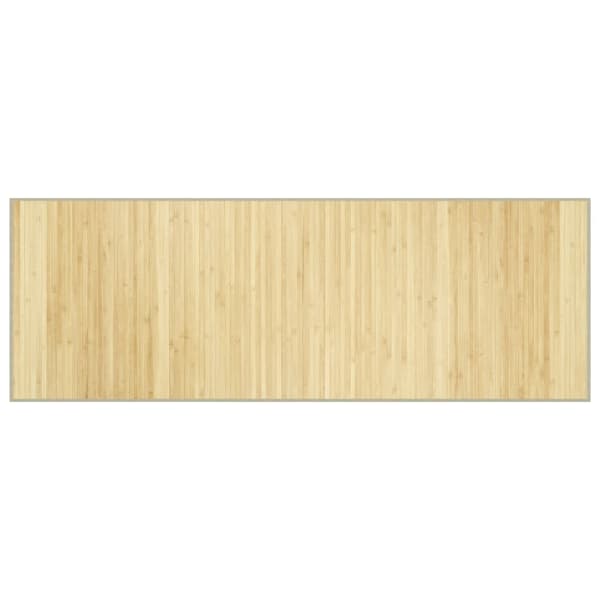 Matta rektangulär ljus naturlig 70x200 cm bambu