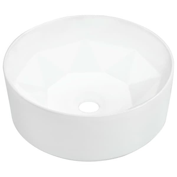 Handfat 36x14 cm keramik vit