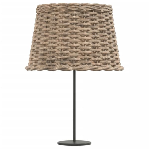Lampskärm brun Ø40x26 cm korgmaterial