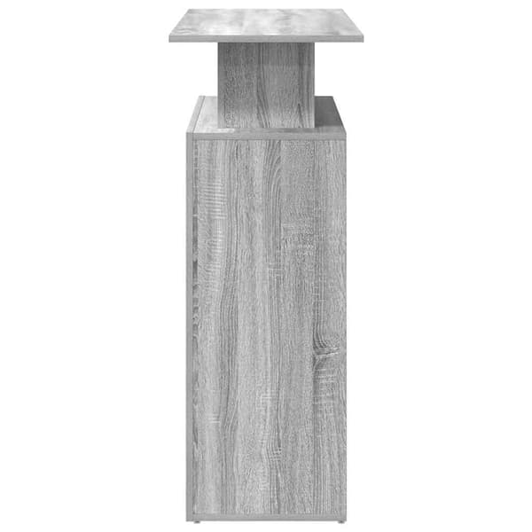 Receptionsdisk grå sonoma 100x40x104 cm konstruerat trä
