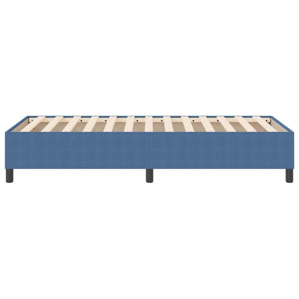 Plattform sängram Blå 80 x 200 cm Kordread tyg
