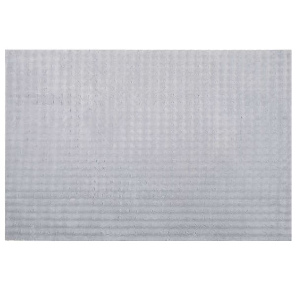 Områdesmattor Rektangulär SIROLO Grå 200 x 140 cm Polyester
