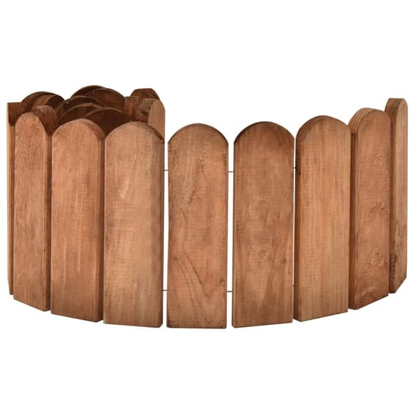 Rabattkant brun 120 cm impregnerad furu