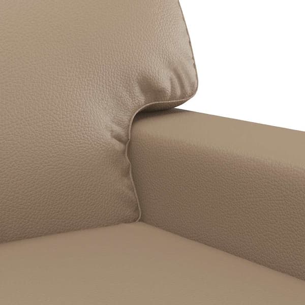 2-sitssoffa cappuccino 120 cm konstläder