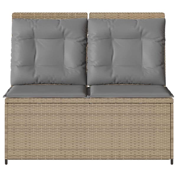 Trädgårdsbänk Beige konstrotting