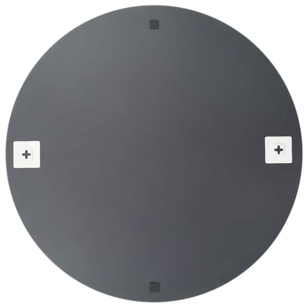 Väggspegel rund 50 cm glas