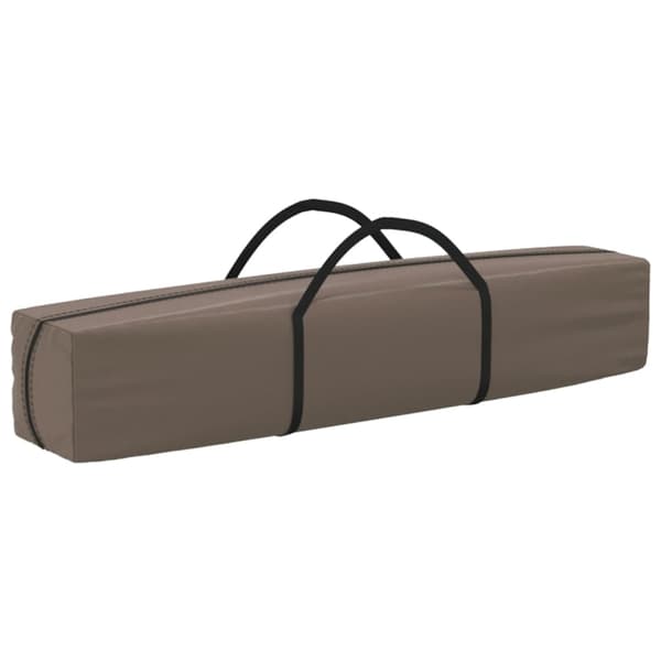 Hopfällbart partytält taupe 3x6 m