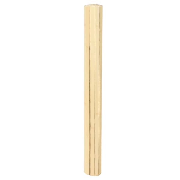 Matta rektangulär ljus naturlig 80x500 cm bambu