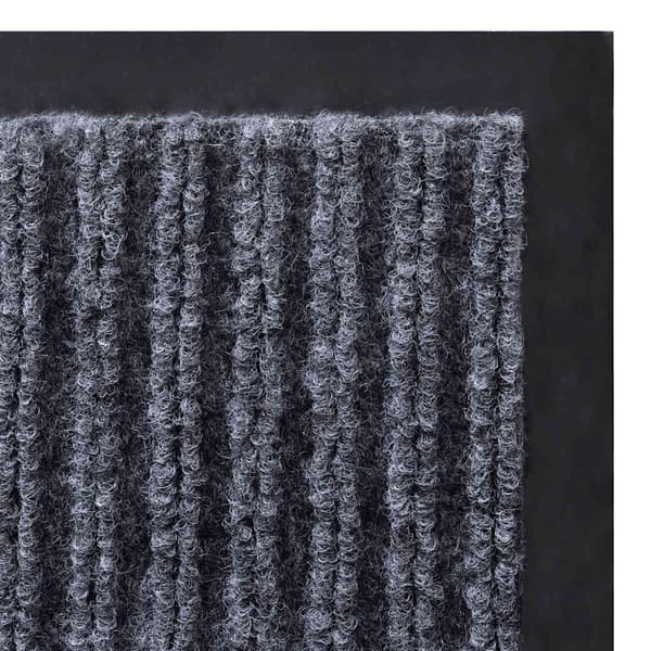 Dörrmatta grå 90 x 60 cm PVC