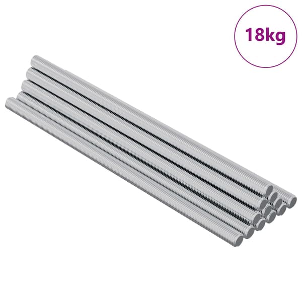 Gängat Rör 800 pcs Silver Stål