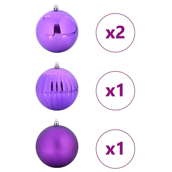 Julkula Set XXL 4 pcs Lila Plast