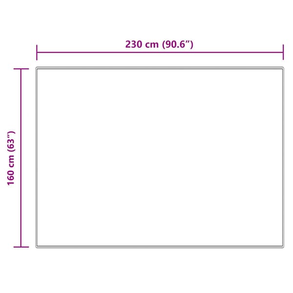 Fuskfäll matta TAFALLA Gräddvit 160 x 230 cm Polyester