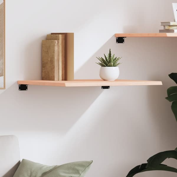 Hyllplan 60x60x2 cm obehandlad massiv ek