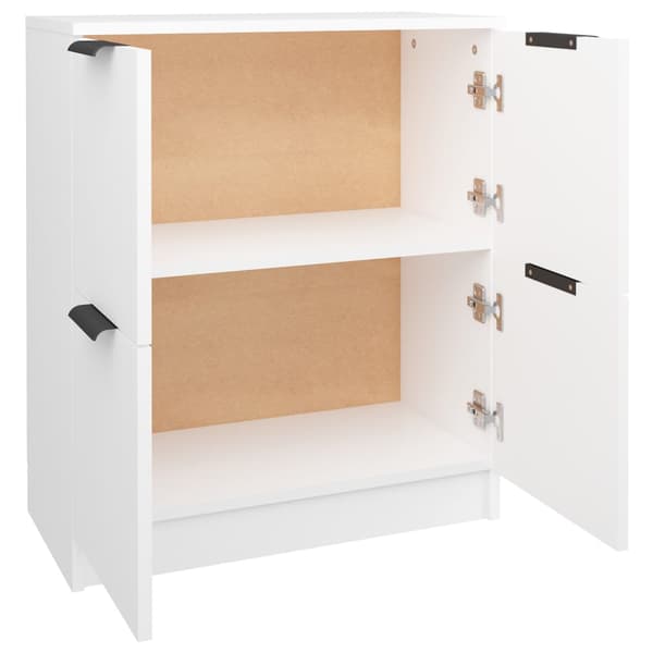Skänk vit 60x30x70 cm konstruerat trä