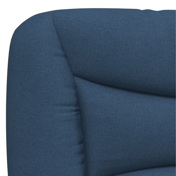 Headboard Cushion "Hvar" Blue 100 cm Fabric