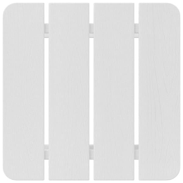Sidobord Vit 38 x 38 x 46 cm polyeten