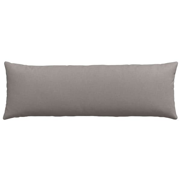 Sofakuddar 2 pcs Taupe 120 x 40 cm tyg