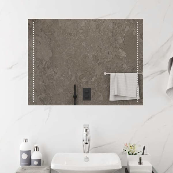 Badrumsspegel LED 80x60 cm